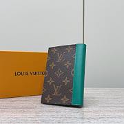 Colestore Louis Vuitton Passport Cover Monogram Macassar in Green 10x2.5x14cm - 4
