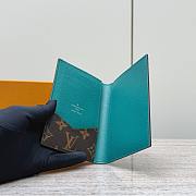 Colestore Louis Vuitton Passport Cover Monogram Macassar in Green 10x2.5x14cm - 3