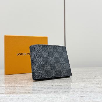 Colestore Louis Vuitton Slender Wallet Damier Graphite Canvas 11.5x9x1.5cm
