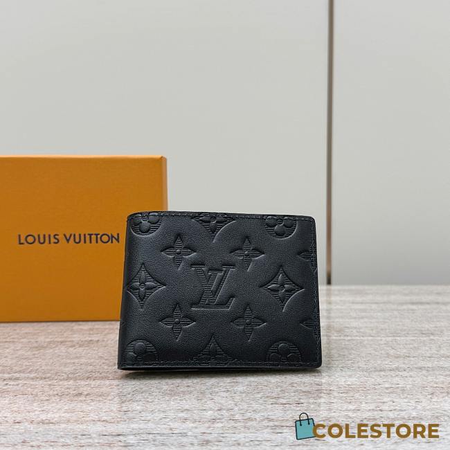 Colestore Louis Vuitton Multiple Wallet Black 9x1.5x11.5cm - 1