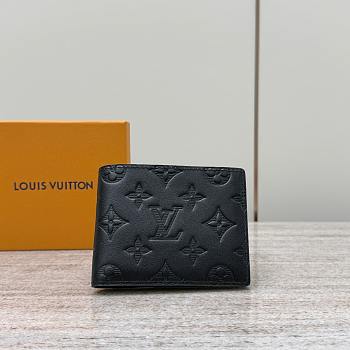 Colestore Louis Vuitton Multiple Wallet Black 9x1.5x11.5cm