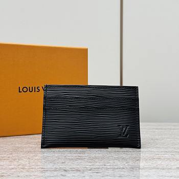 Colestore Louis Vuitton Double Card Holder Epi 7x1.5x11cm