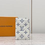 Colestore Louis Vuitton Pocket Organizer White 11.1x1x7.5cm - 1
