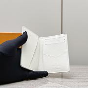 Colestore Louis Vuitton Pocket Organizer White 11.1x1x7.5cm - 5