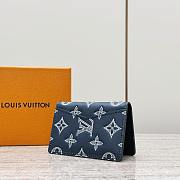 Colestore Louis Vuitton Pocket Organizer Navy Blue 11.1x1x7.5cm - 6