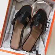 Colestore Hermes Oran sandal Black  - 3