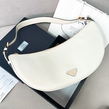 Colestore Prada Aimee Sling Bag in White 42x19.5x8.5cm