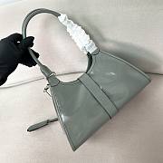 Colestore Prada Medium Leather Tote Bag in Mint 30.5x17.5x9cm - 6