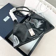Colestore Prada Medium Leather Tote Bag in Black 30.5x17.5x9cm - 1
