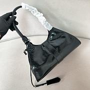 Colestore Prada Medium Leather Tote Bag in Black 30.5x17.5x9cm - 2