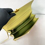 Colestore Prada Soft Sound Medium Leather Shoulder Bag Pistachio Green 28x16x10cm - 2
