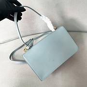 Colestore Prada Soft Sound Medium Leather Shoulder Bag Opaline 28x16x10cm - 6