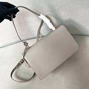 Colestore Prada Soft Sound Medium Leather Shoulder Bag Pumice Stone 28x16x10cm - 3