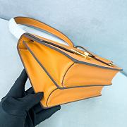 Colestore Prada Soft Sound Medium Leather Shoulder Bag Amber 28x16x10cm - 5