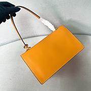 Colestore Prada Soft Sound Medium Leather Shoulder Bag Amber 28x16x10cm - 4