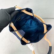 Colestore Prada Mariner Re-Nylon Small Bucket Bag Baltic Blue 28x23.5x16.5cm - 4