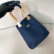 Colestore Prada Mariner Re-Nylon Small Bucket Bag Baltic Blue 28x23.5x16.5cm - 2
