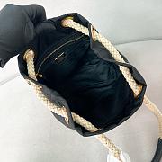Colestore Prada Mariner Re-Nylon Small Bucket Bag Black 28x23.5x16.5cm - 6