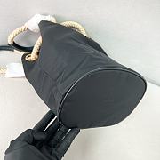 Colestore Prada Mariner Re-Nylon Small Bucket Bag Black 28x23.5x16.5cm - 4