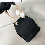 Colestore Prada Mariner Re-Nylon Small Bucket Bag Black 28x23.5x16.5cm - 2