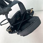 Colestore Prada Padded Re-Nylon Mini-bag With Bow Black 15.5x10x18cm - 6