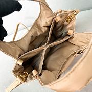 Colestore Prada Padded Re-Nylon Mini-bag With Bow Camel Brown 15.5x10x18cm - 5