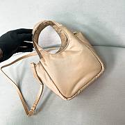 Colestore Prada Padded Re-Nylon Mini-bag With Bow Camel Brown 15.5x10x18cm - 4