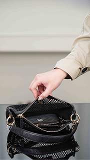 Colestore Chanel Chain Clutch Mesh, Shiny Lambskin & Gold-Tone Metal black 15x22x6cm - 5