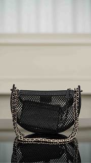 Colestore Chanel Chain Clutch Mesh, Shiny Lambskin & Gold-Tone Metal black 15x22x6cm - 2