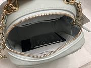 Colestore Chanel 24C Mini Backpack Caviar in Mint 18×13×9cm - 3