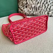 Colestore Goyard Saint Louis Red Goyardine Coated 20.5x9x20 cm - 2