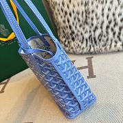 Colestore Goyard Saint Louis Blue Goyardine Coated 20.5x9x20 cm - 4