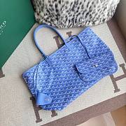 Colestore Goyard Saint Louis Blue Goyardine Coated 34x15x28cm - 1