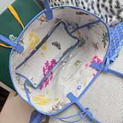 Colestore Goyard Saint Louis Blue Goyardine Coated 34x15x28cm - 3