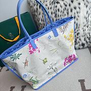 Colestore Goyard Saint Louis Blue Goyardine Coated 34x15x28cm - 2