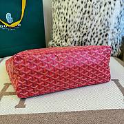 Colestore Goyard Saint Louis Red Goyardine Coated 34x15x28cm - 6