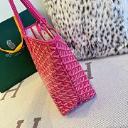Colestore Goyard Saint Louis Red Goyardine Coated 34x15x28cm - 5