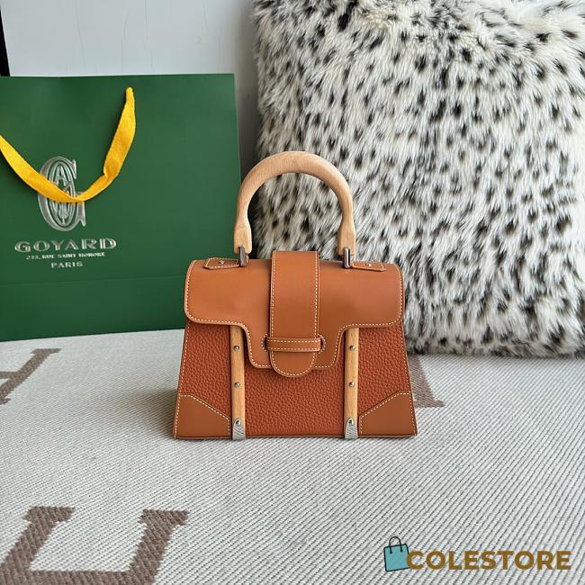 Colestore Goyard Saïgon Mini Bag in Tan 20x7.5x15 cm - 1