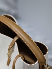 Colestore YSL Saint Laurent Le 37 Bucket Bag in Beige 26×20×12cm - 6