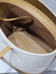 Colestore YSL Saint Laurent Le 37 Bucket Bag in Beige 26×20×12cm - 3
