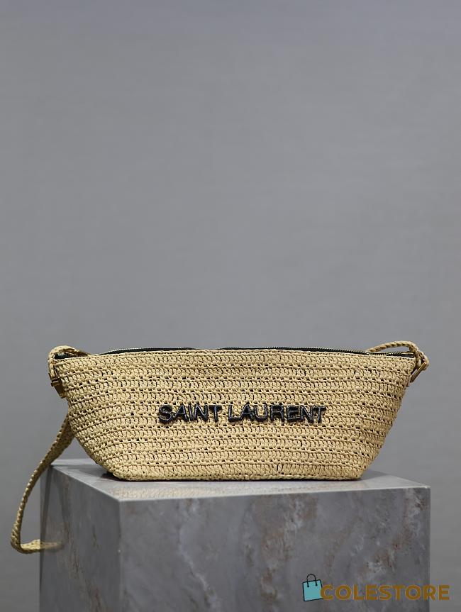 Colestore YSL Saint Laurent Le Raffia Shoulder Bag 26×14×14.5cm - 1