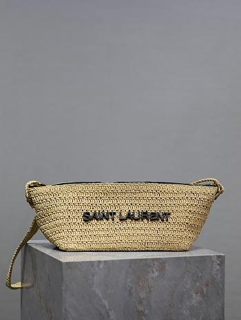Colestore YSL Saint Laurent Le Raffia Shoulder Bag 26×14×14.5cm