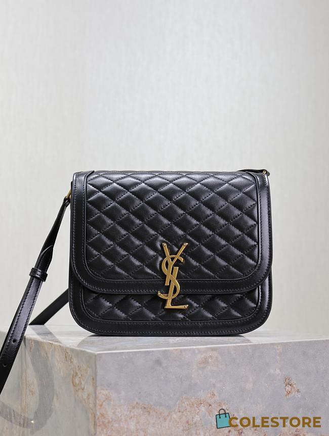 Colestore YSL Saint Laurent Solferino Shoulder Bag in Black 22x18x5cm - 1