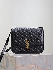 Colestore YSL Saint Laurent Solferino Shoulder Bag in Black 22x18x5cm - 1