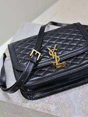 Colestore YSL Saint Laurent Solferino Shoulder Bag in Black 22x18x5cm - 4