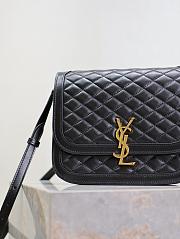 Colestore YSL Saint Laurent Solferino Shoulder Bag in Black 22x18x5cm - 2