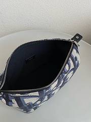 Colestore Dior Toiletry Bag Beige and Black Maxi Dior Oblique Jacquard 23.5×18×11cm - 6