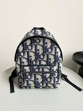 Colestore Dior Rider Backpack 'Beige Black' Dior Oblique 30x42x15cm