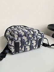 Colestore Dior Rider Backpack 'Beige Black' Dior Oblique 30x42x15cm - 4