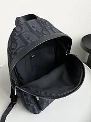 Colestore Dior Rider Backpack 'Black' Dior Oblique 30x42x15cm - 4